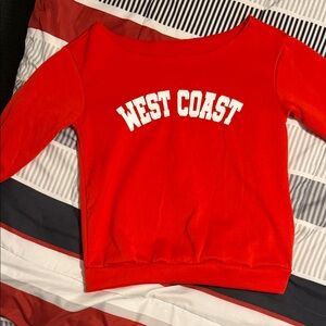 Red West Coast Sweatshirt